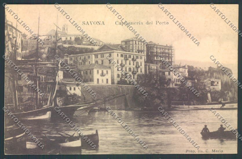 Savona Città Barca Veliero cartolina LQ9985 – fronte
