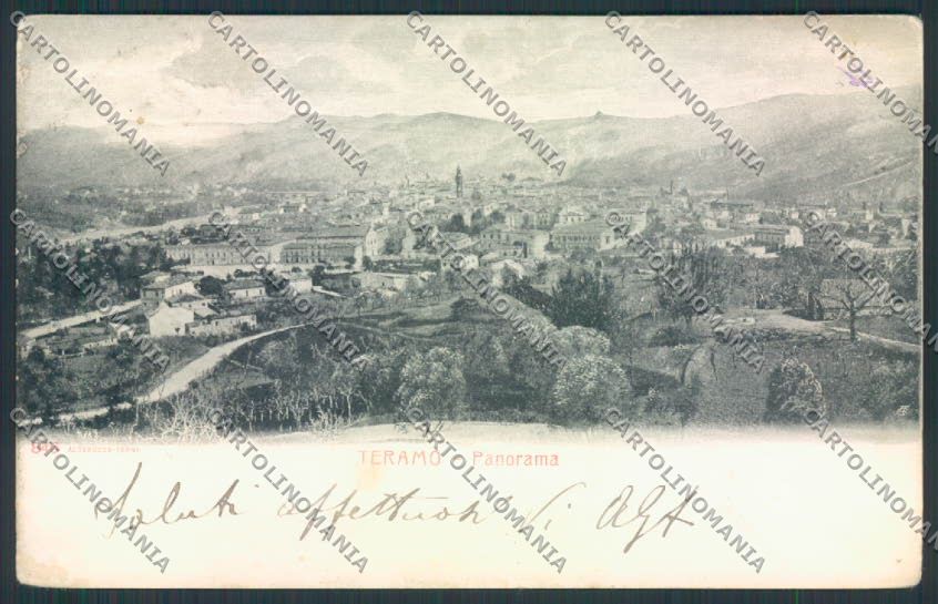 Teramo città ABRASA Alterocca cartolina MQ0024 – fronte