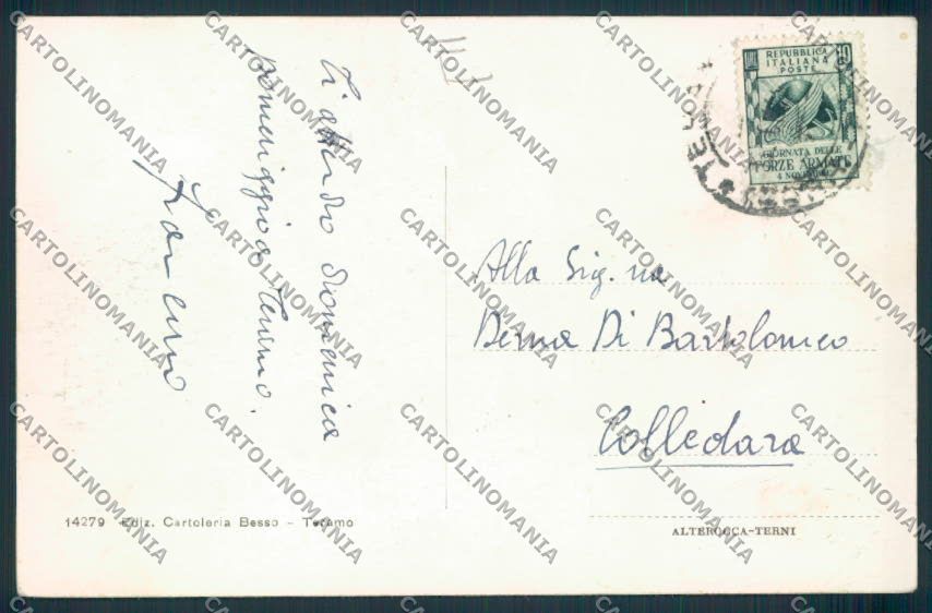 Teramo città cartolina MQ0026 – retro