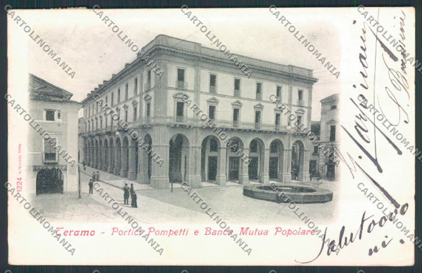 Teramo città Alterocca cartolina MQ0034 – fronte