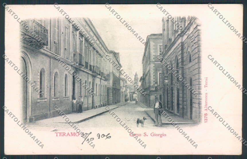 Teramo città Alterocca cartolina MQ0040 – fronte