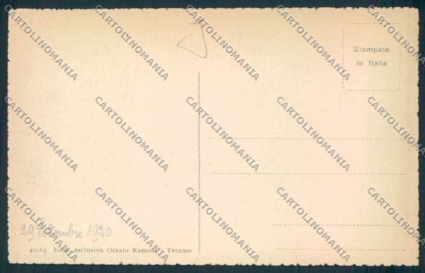 Teramo città cartolina MQ0049 – retro