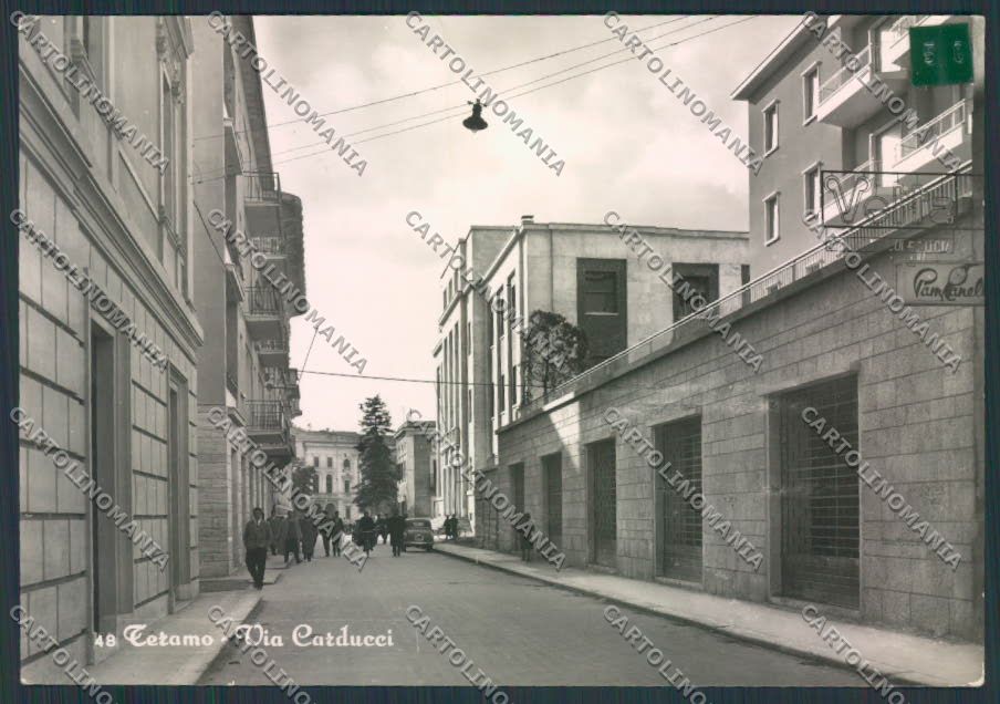 Teramo città ADESIVO foto FG cartolina MQ0063 – fronte