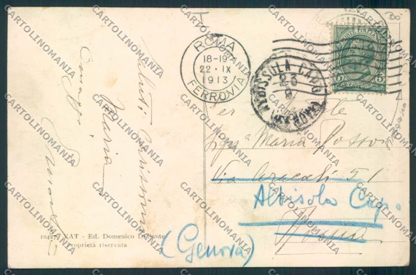 Teramo Rosburgo STRAPPINO cartolina MQ0074 – retro