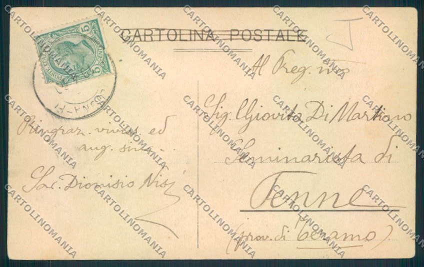 Teramo Atri cartolina MQ0076 – retro