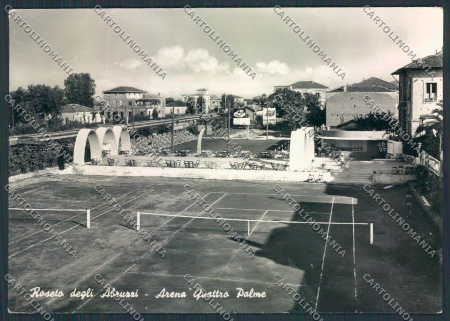 Teramo Roseto Abruzzi Tennis foto FG cartolina MQ0087 – fronte