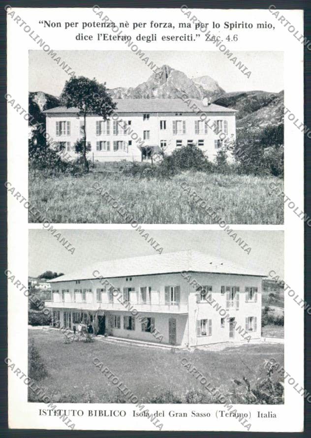 Teramo Isola del Gran Sasso FG cartolina MQ0098 – fronte