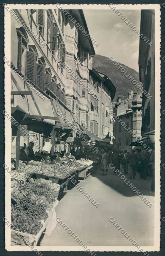 Bolzano città mercato foto cartolina MQ0170 – fronte