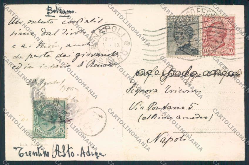 Bolzano città cartolina MQ0185 – retro