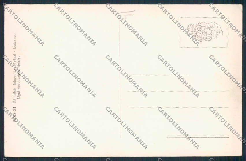 Bolzano città cartolina MQ0186 – retro