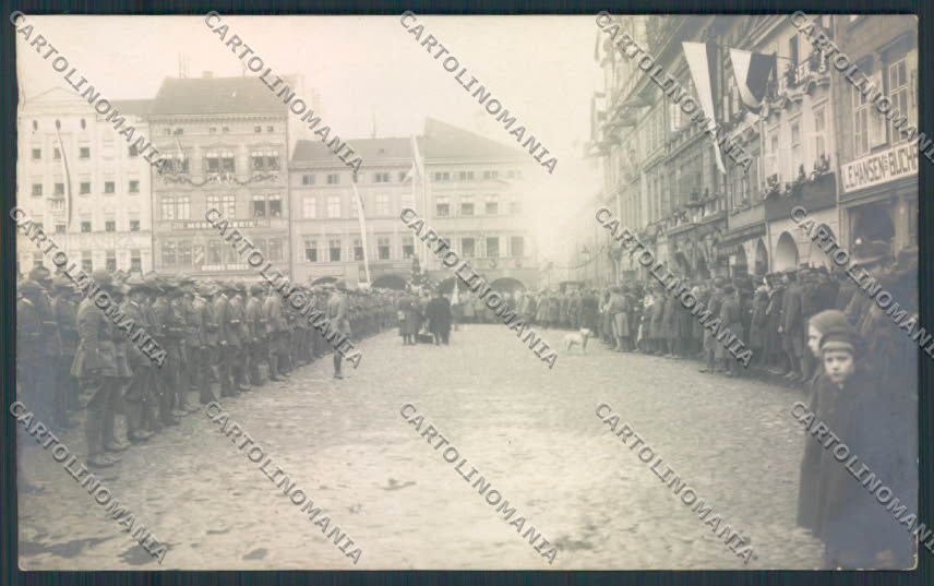 Bolzano città Adunata Alpini 1918 foto cartolina MQ0217 – fronte