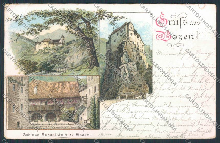 Bolzano città Gruss STRAPPINO cartolina MQ0227 – fronte