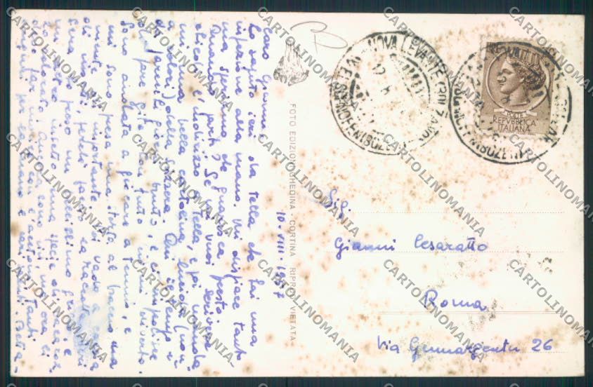Bolzano Rifugio Fronza foto cartolina MQ0228 – retro