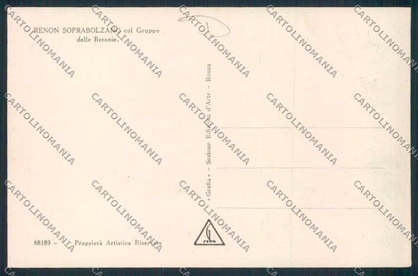 Bolzano Renon Soprabolzano foto cartolina MQ0253 – retro