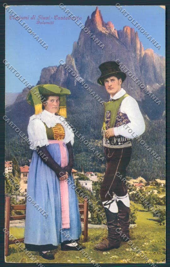Bolzano Castelrotto Costumi cartolina MQ0256 – fronte