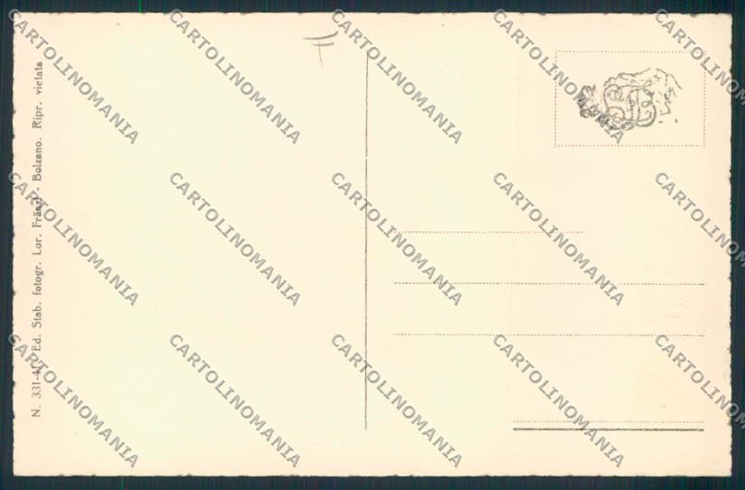 Bolzano Vipiteno cartolina MQ0271 – retro