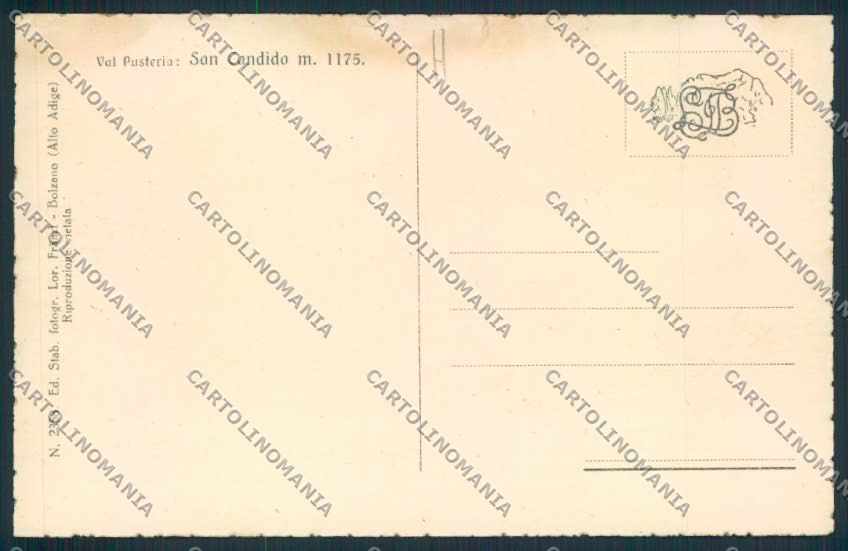 Bolzano San Candido cartolina MQ0279 – retro