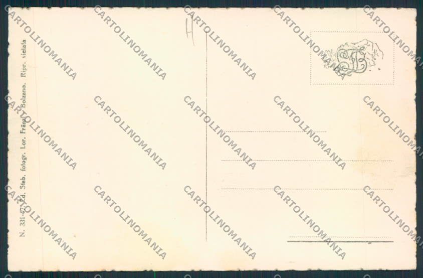 Bolzano Vipiteno cartolina MQ0281 – retro