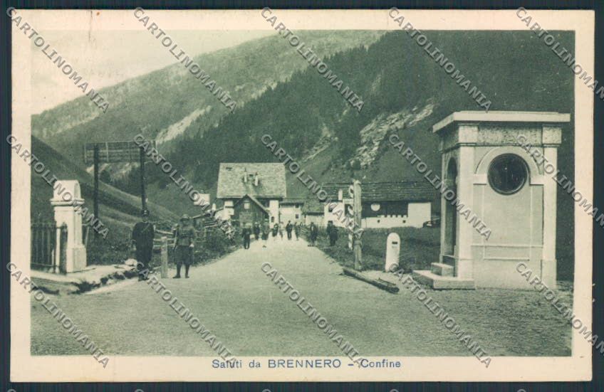 Bolzano Confine Brennero GdF ? cartolina MQ0282 – fronte