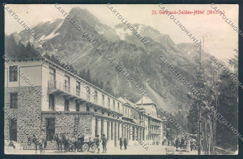 Bolzano Solda Sulden St. Gertraud cartolina MQ0286 – fronte