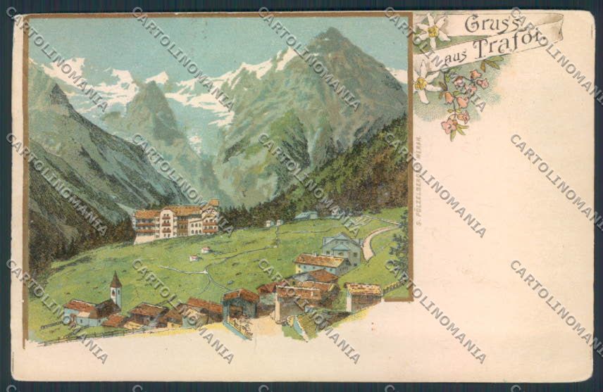Bolzano Gruss Trafoi PIEGA cartolina MQ0288 – fronte