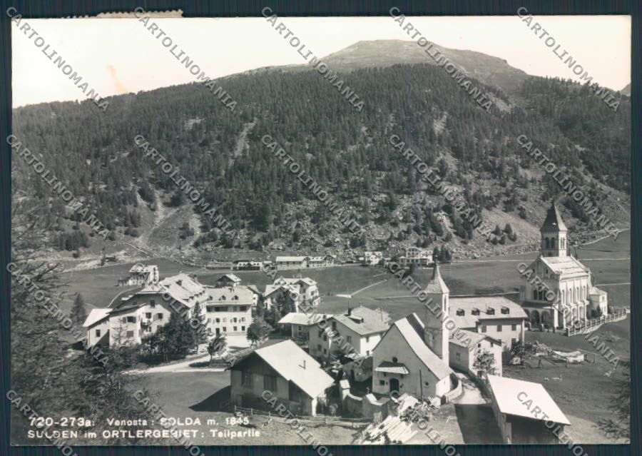 Bolzano Solda Suldenfoto FG cartolina MQ0294 – fronte