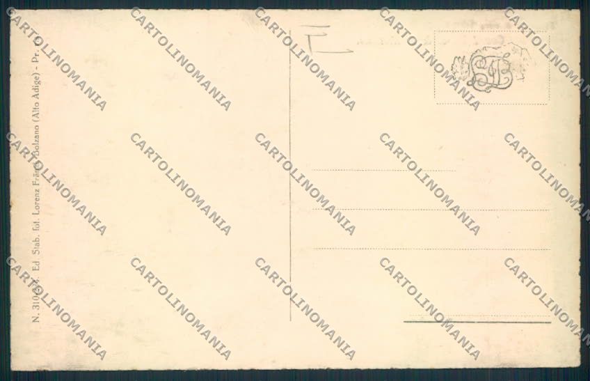 Bolzano Merano cartolina MQ0310 – retro