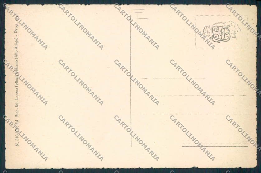 Bolzano Merano cartolina MQ0312 – retro