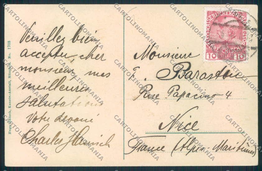 Bolzano Merano cartolina MQ0321 – retro