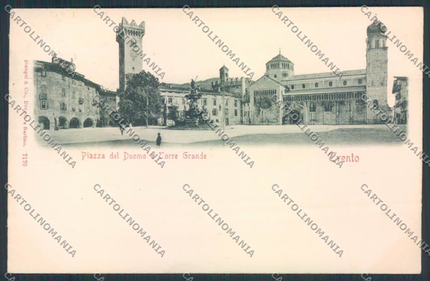 Trento città cartolina MQ0382 – fronte