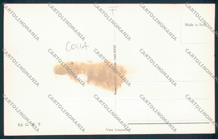 Trento città Saluti da COLLA foto cartolina MQ0431 – retro