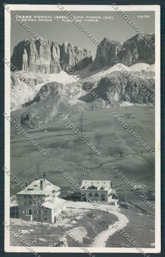 Trento Passo Pordoi foto cartolina MQ0445 – fronte