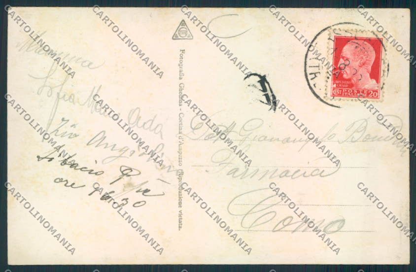 Trento Passo Pordoi foto cartolina MQ0445 – retro