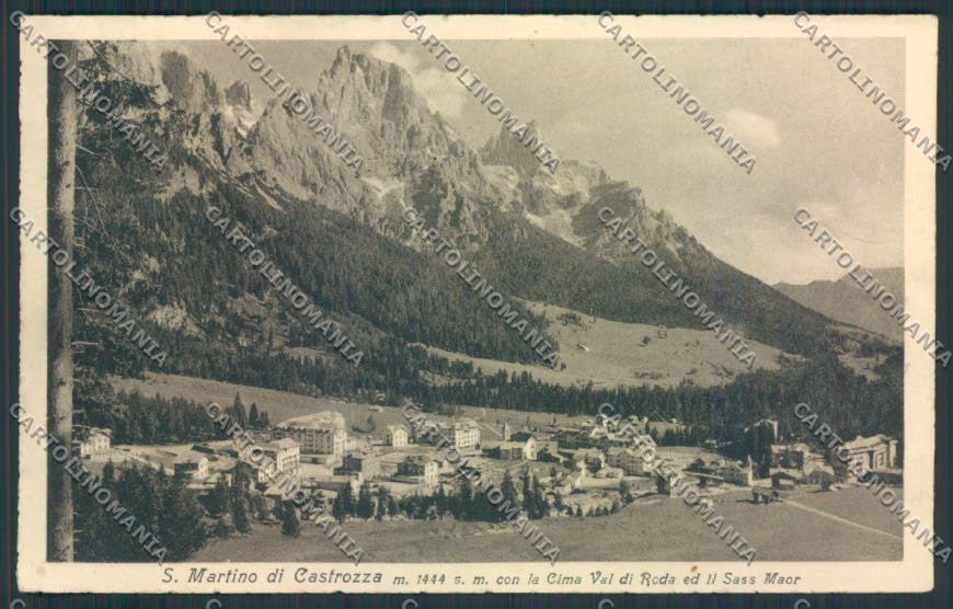Trento San Martino Castrozza cartolina MQ0449 – fronte