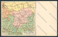 Trento Mappa cartolina MQ0471 – fronte