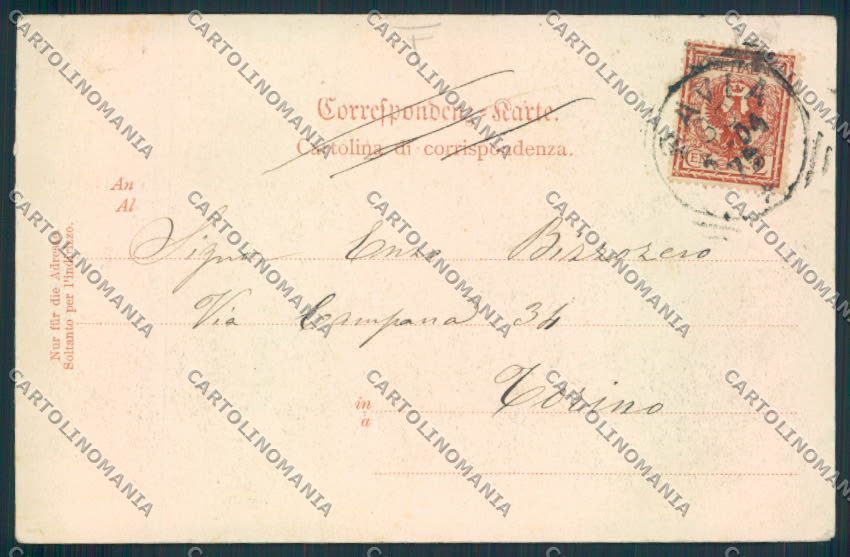 Trento San Martino Castrozza cartolina MQ0484 – retro