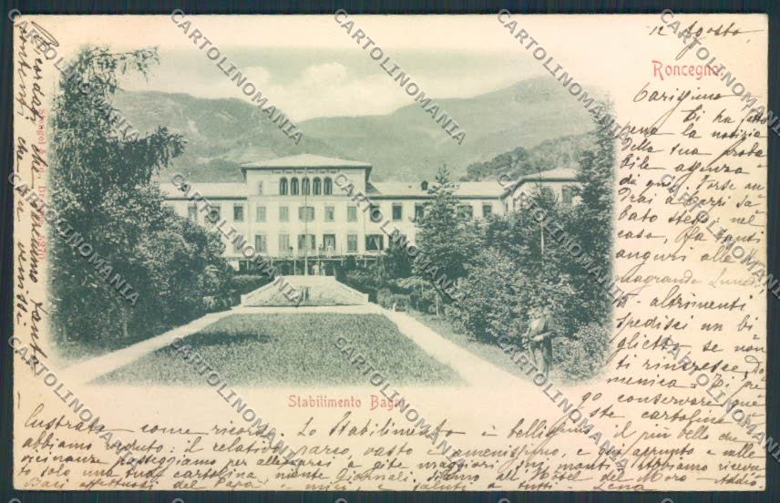 Trento Roncegno cartolina MQ0496 – fronte