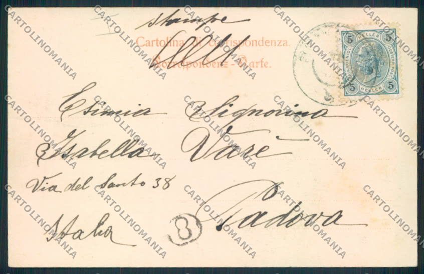 Trento Roncegno cartolina MQ0513 – retro