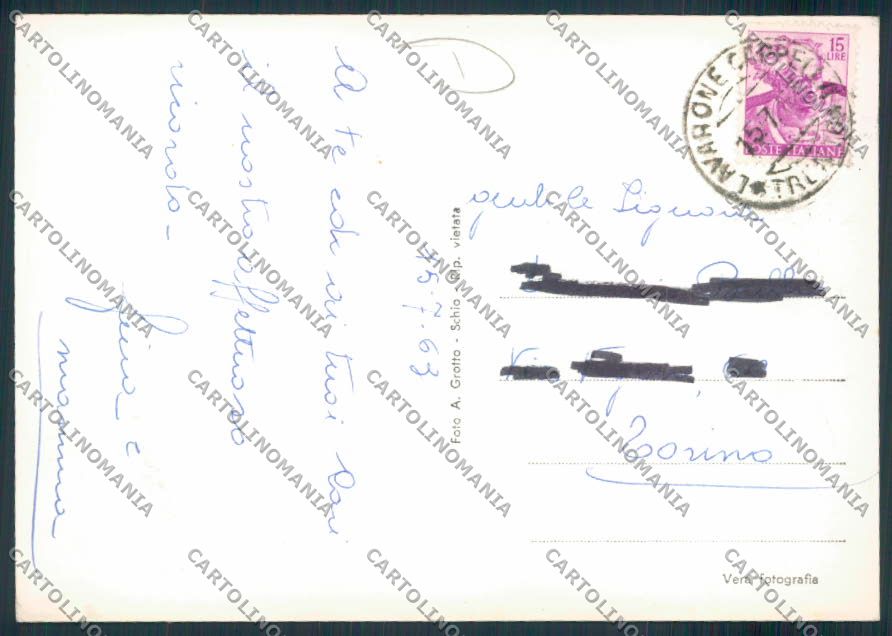 Trento Lavarone foto FG cartolina MQ0547 – retro