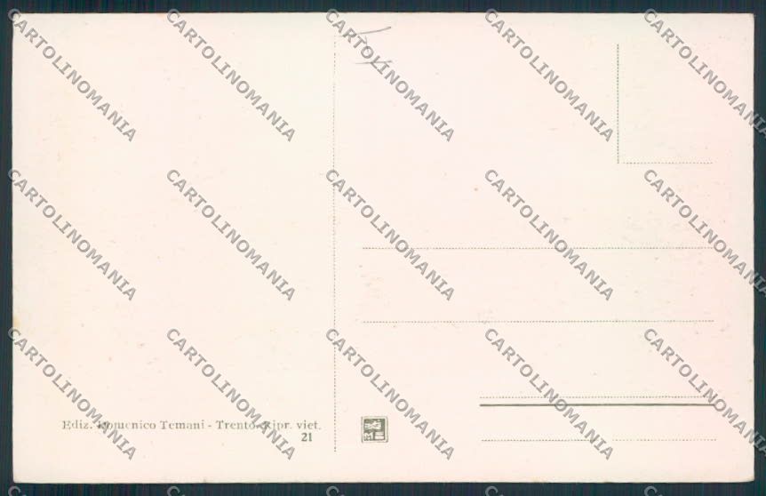 Trento Levico cartolina MQ0575 – retro