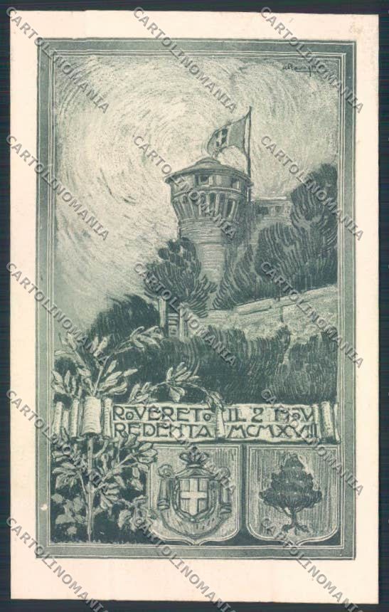 Trento Rovereto cartolina MQ0607 – fronte