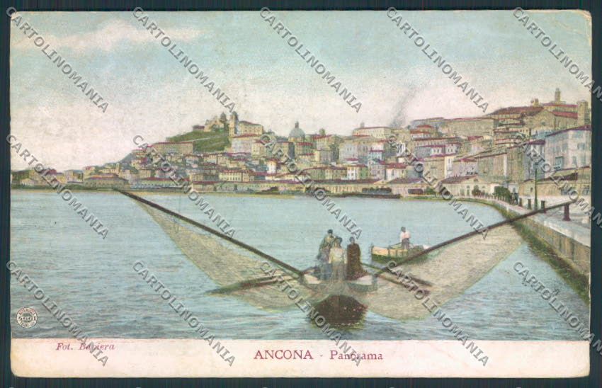 Ancona città PIEGHINE ABRASA Alterocca cartolina MQ0617 – fronte
