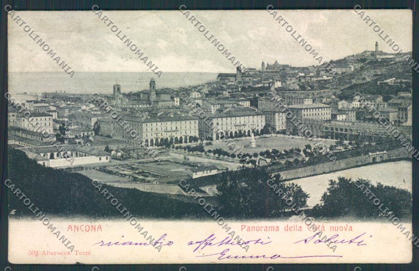 Ancona città Alterocca cartolina MQ0622 – fronte