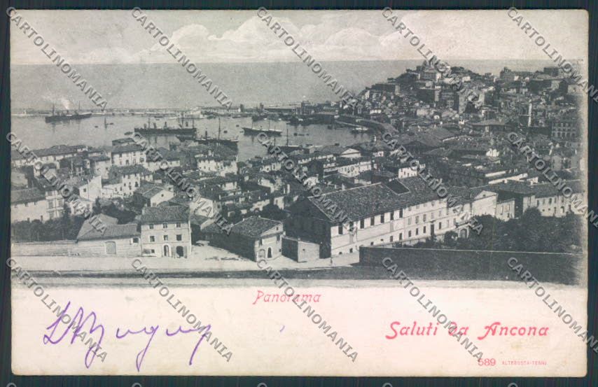 Ancona città Alterocca cartolina MQ0623 – fronte