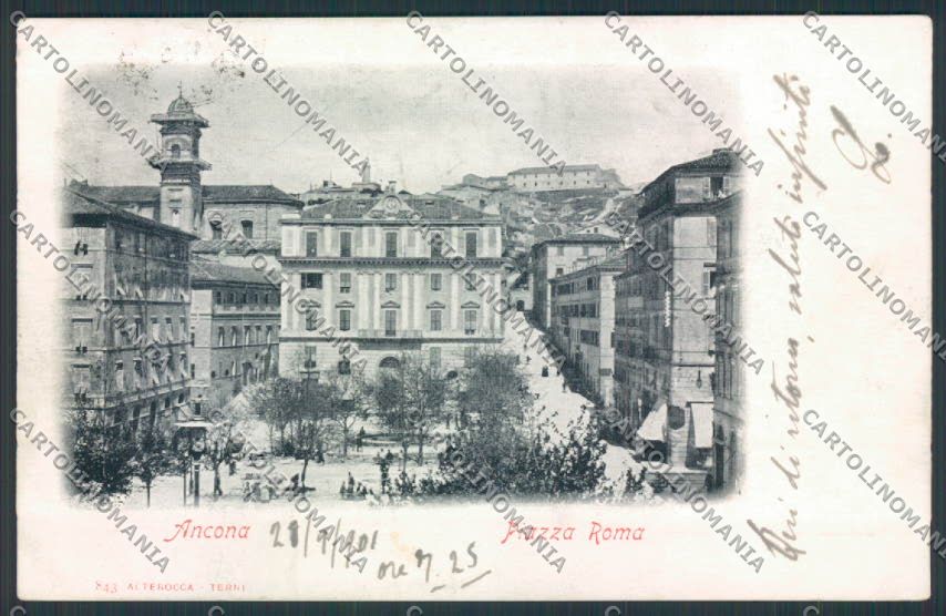 Ancona città Alterocca cartolina MQ0634 – fronte