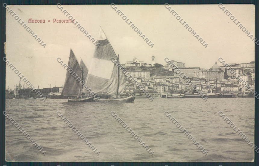 Ancona città Alterocca cartolina MQ0637 – fronte