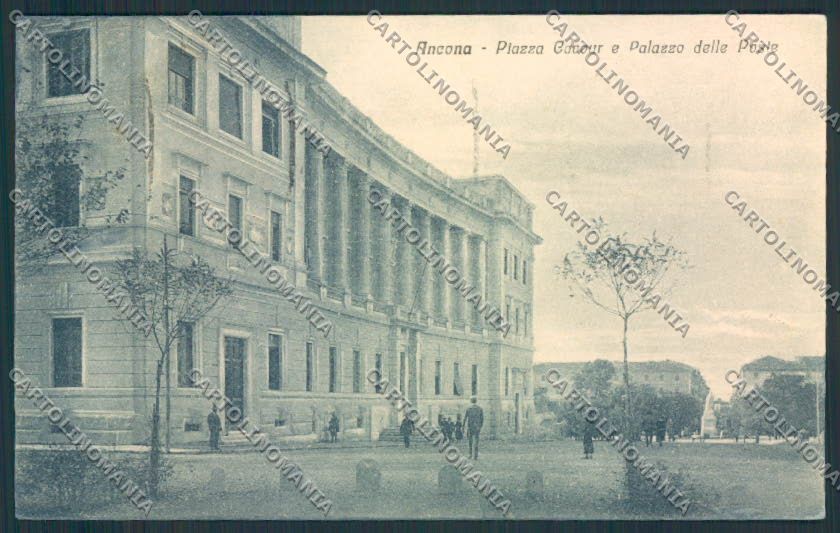 Ancona città Poste cartolina MQ0640 – fronte
