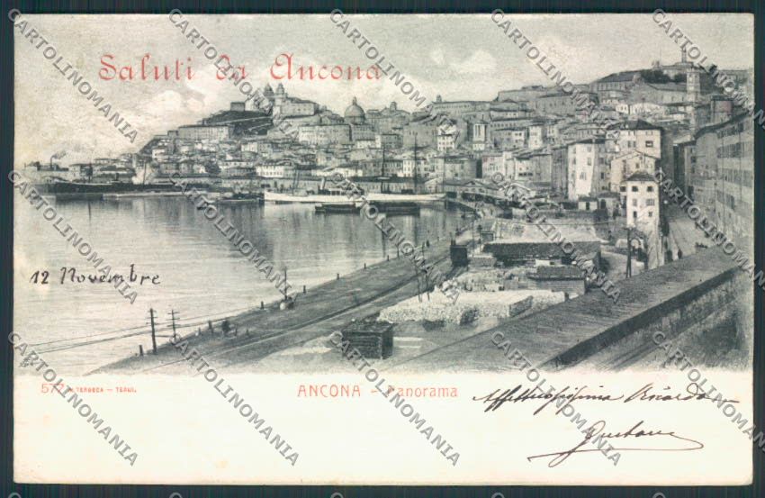 Ancona città Alterocca cartolina MQ0642 – fronte