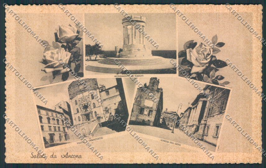 Ancona città Saluti da cartolina MQ0662 – fronte