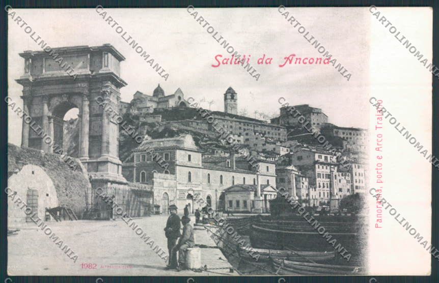 Ancona città Alterocca cartolina MQ0665 – fronte